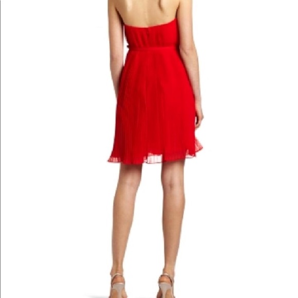 French Connection Shelby Dress  Red US6 - Picture 3 of 8